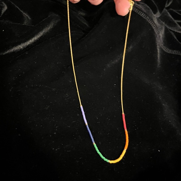 Miyuki Japanese seed bead necklace made in Seoul South Korea - Picture 2 of 6